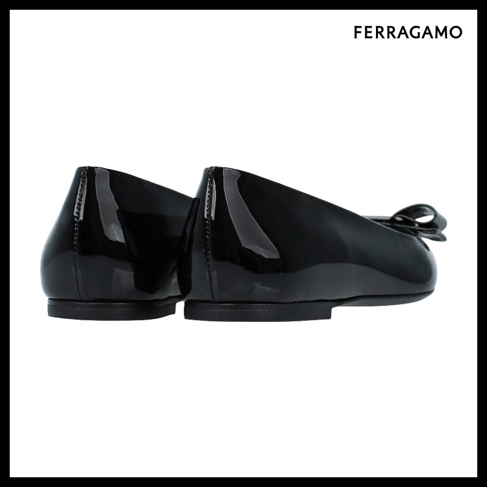 【FERRAGAMO】 Vara Bow Ballet Flats
