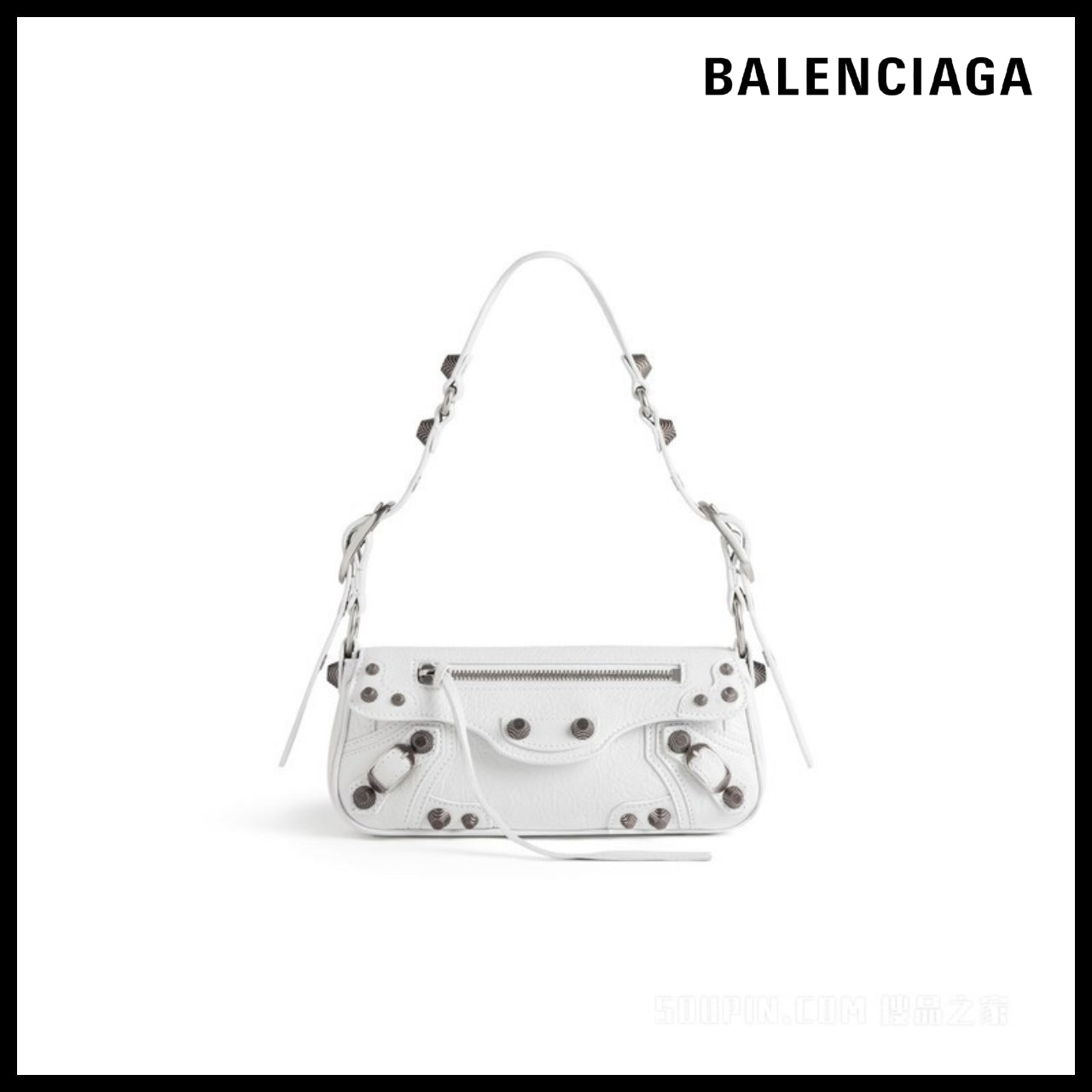 【BALENCIAGA】Le Cagole XS Sling Bag White