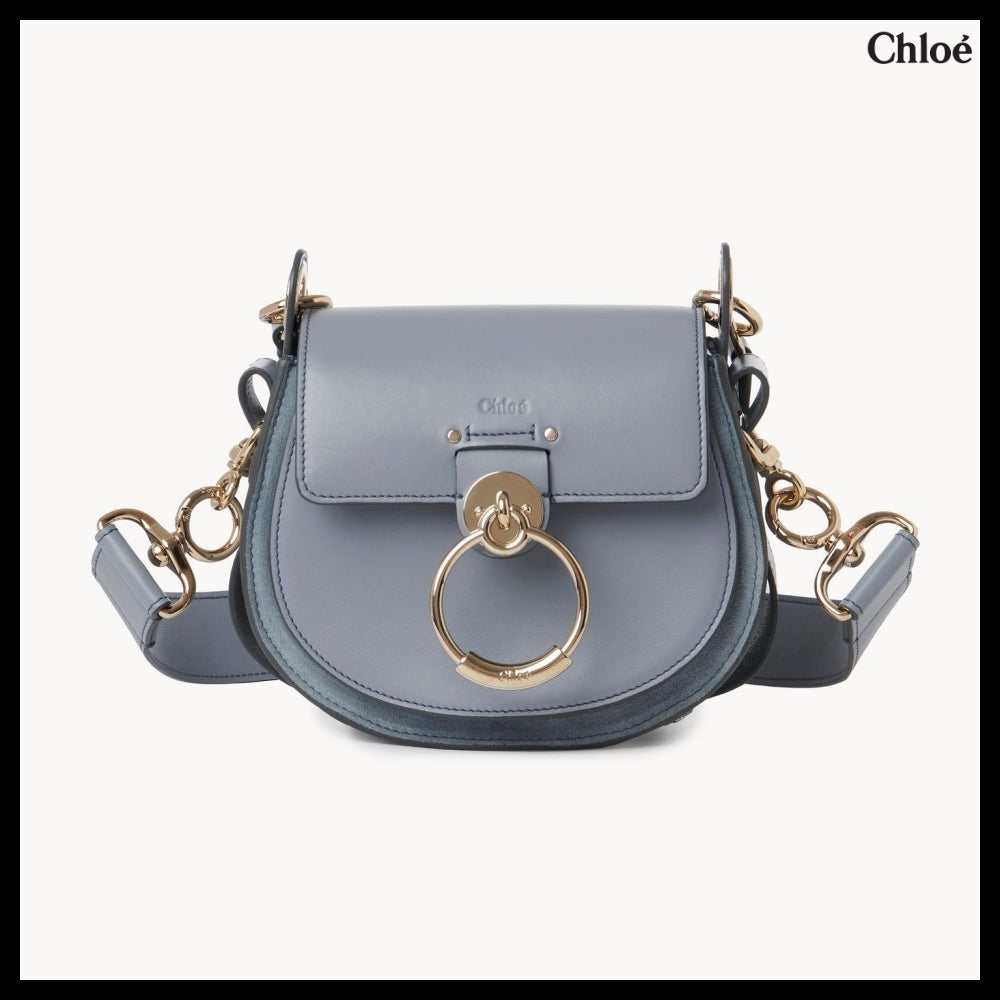 【Chloe】Small Tess Bag Storm Blue