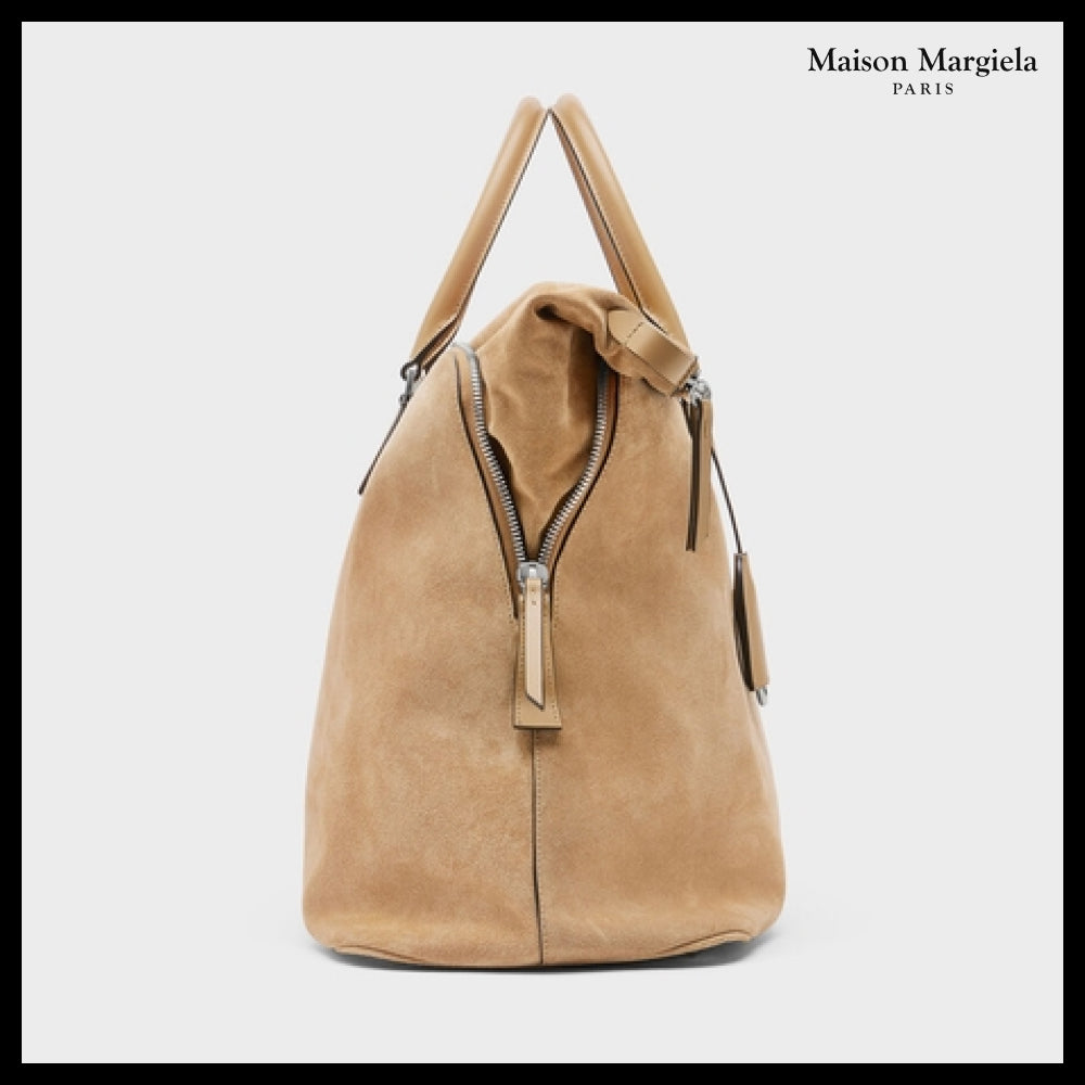 【Maison Margiela】5AC Soft XL Tote Bag Beige soft leather