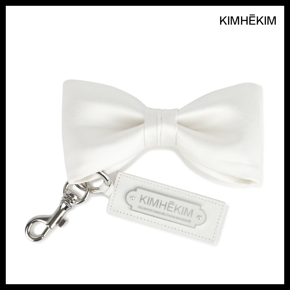 【kimhekim】Monroe Logo Key Ring White