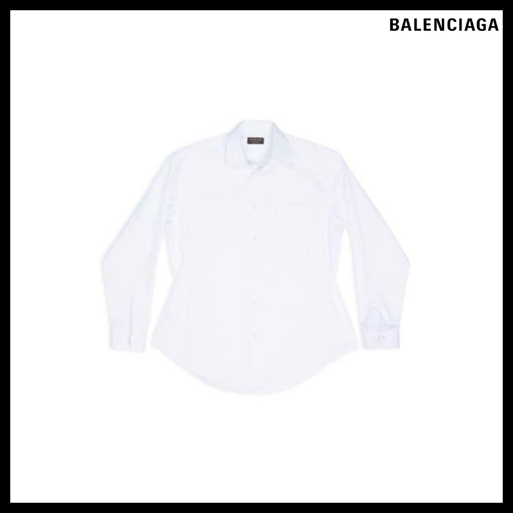 【BALENCIAGA】Hourglass Shirt White