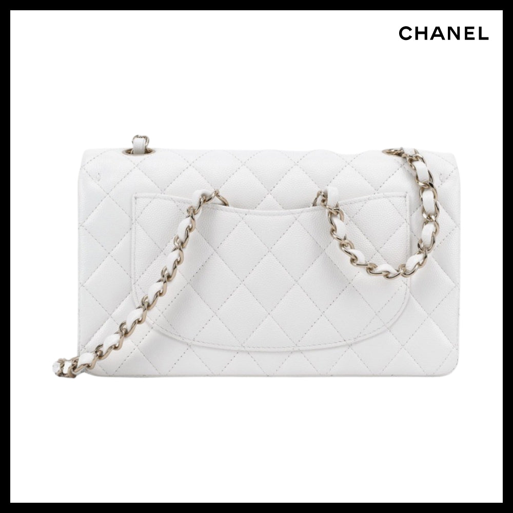 【CHANEL】Small Classic Handbag Grained Calfskin