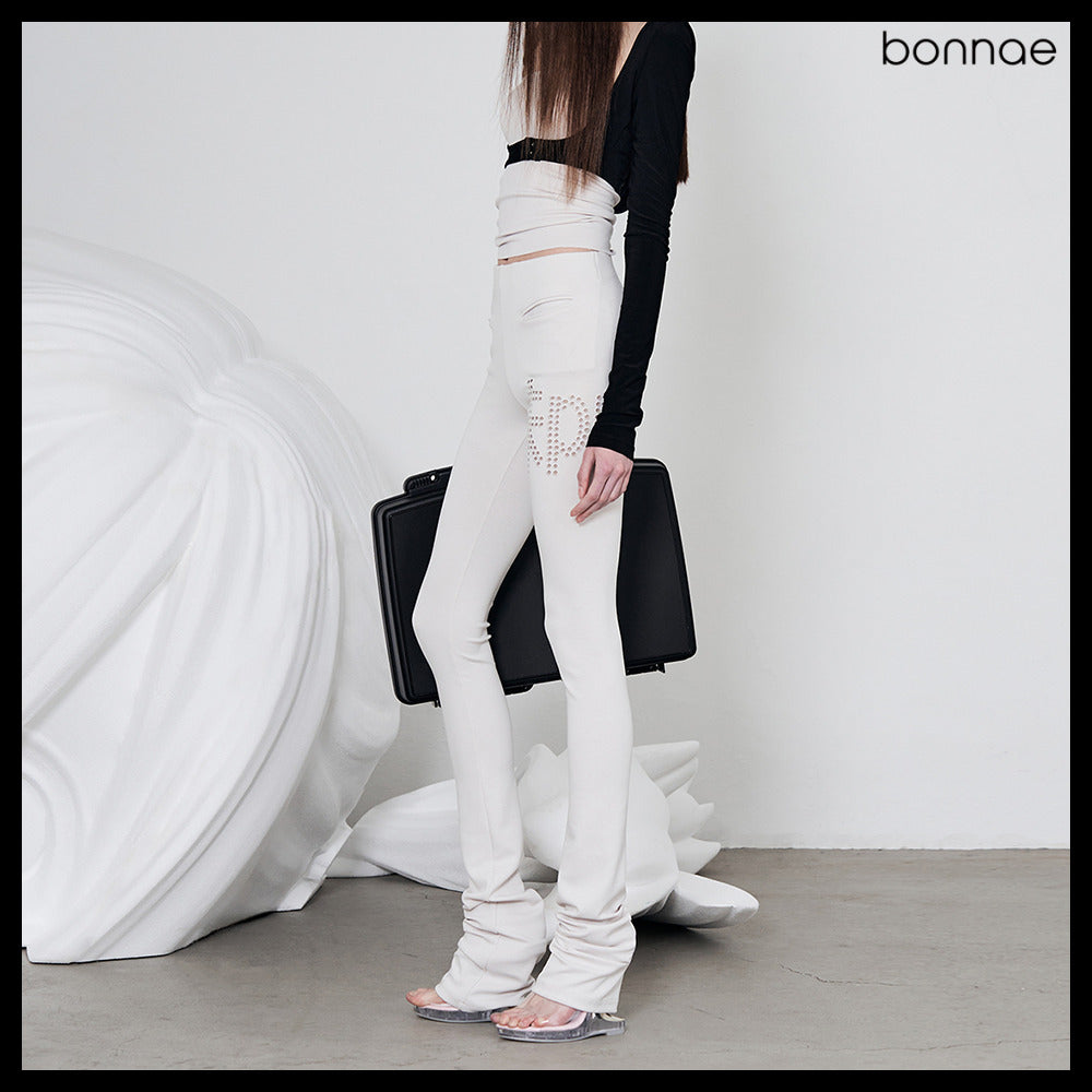 【Bonnae】Stacked Leggings 2Colors