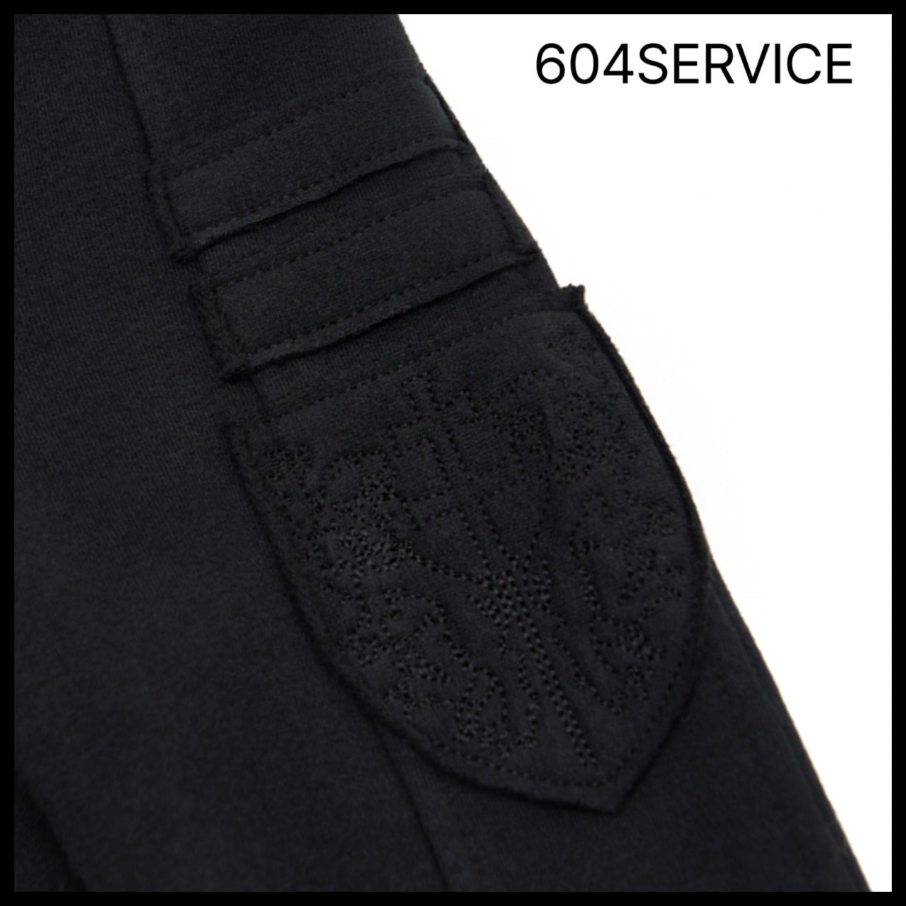 【604service】ARMY PATCHED ZIP-UP HOODIE