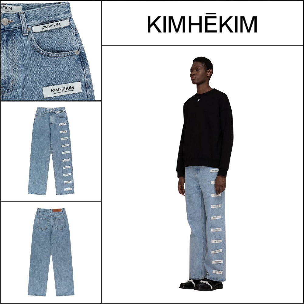 【KIMHEKIM】Sarah Label Jeans Sky Blue
