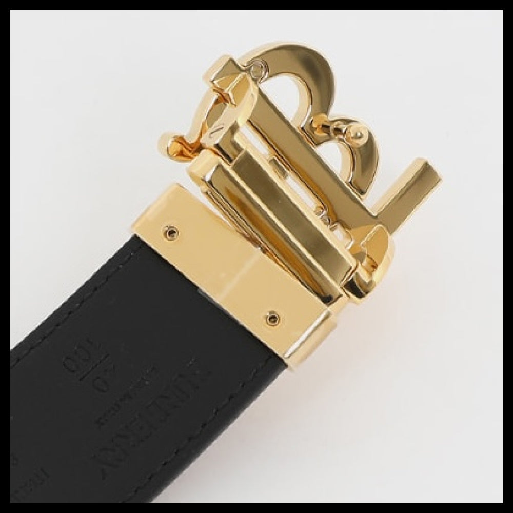 【Burberry】Vintage check reversible belt
