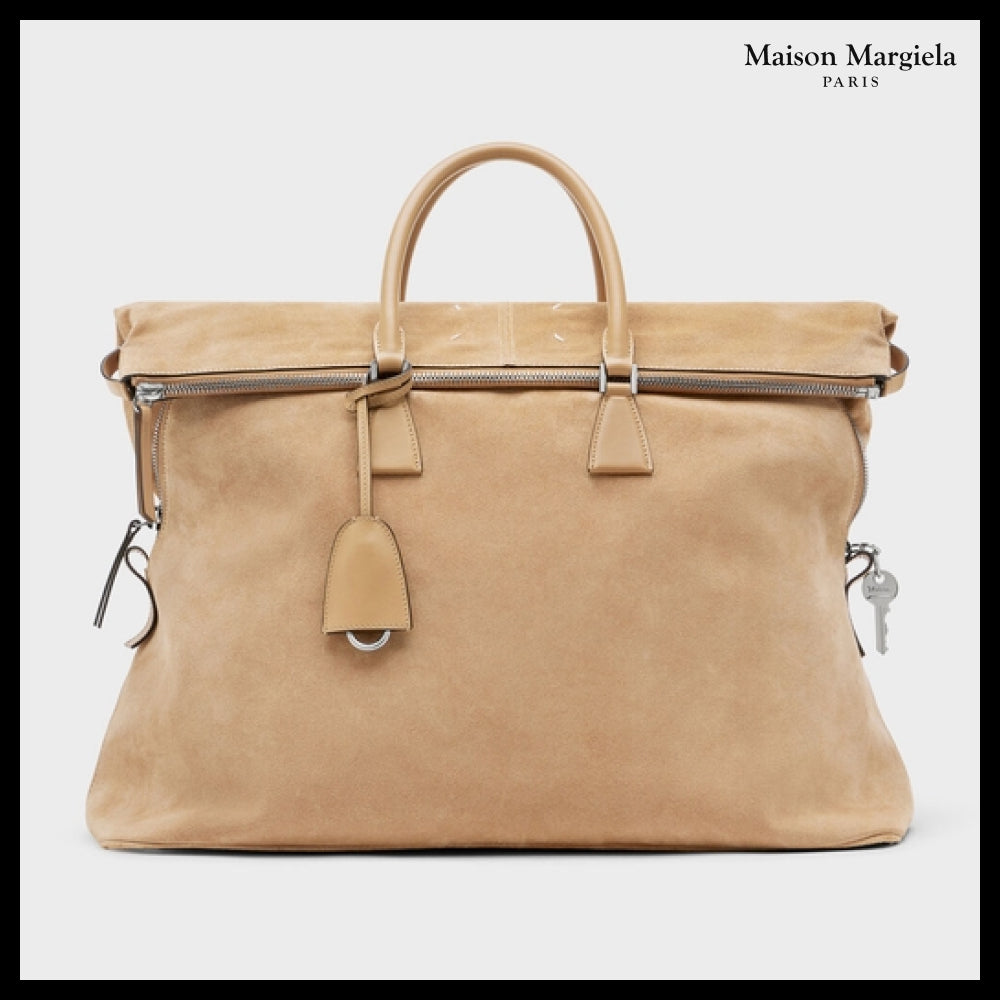 【Maison Margiela】5AC Soft XL Tote Bag Beige soft leather