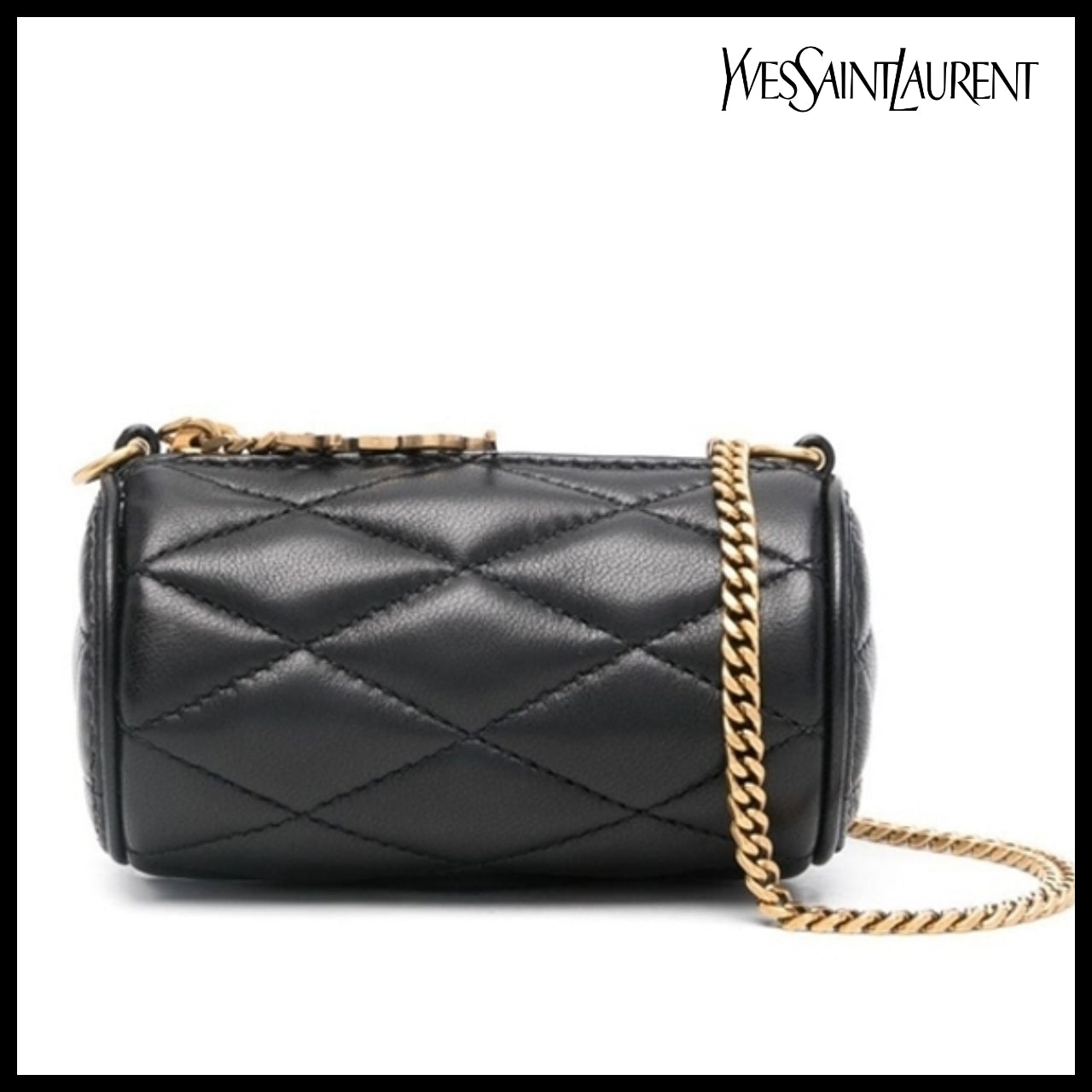 【SAINT LAURENT】SADE quilted leather micro shoulder bag