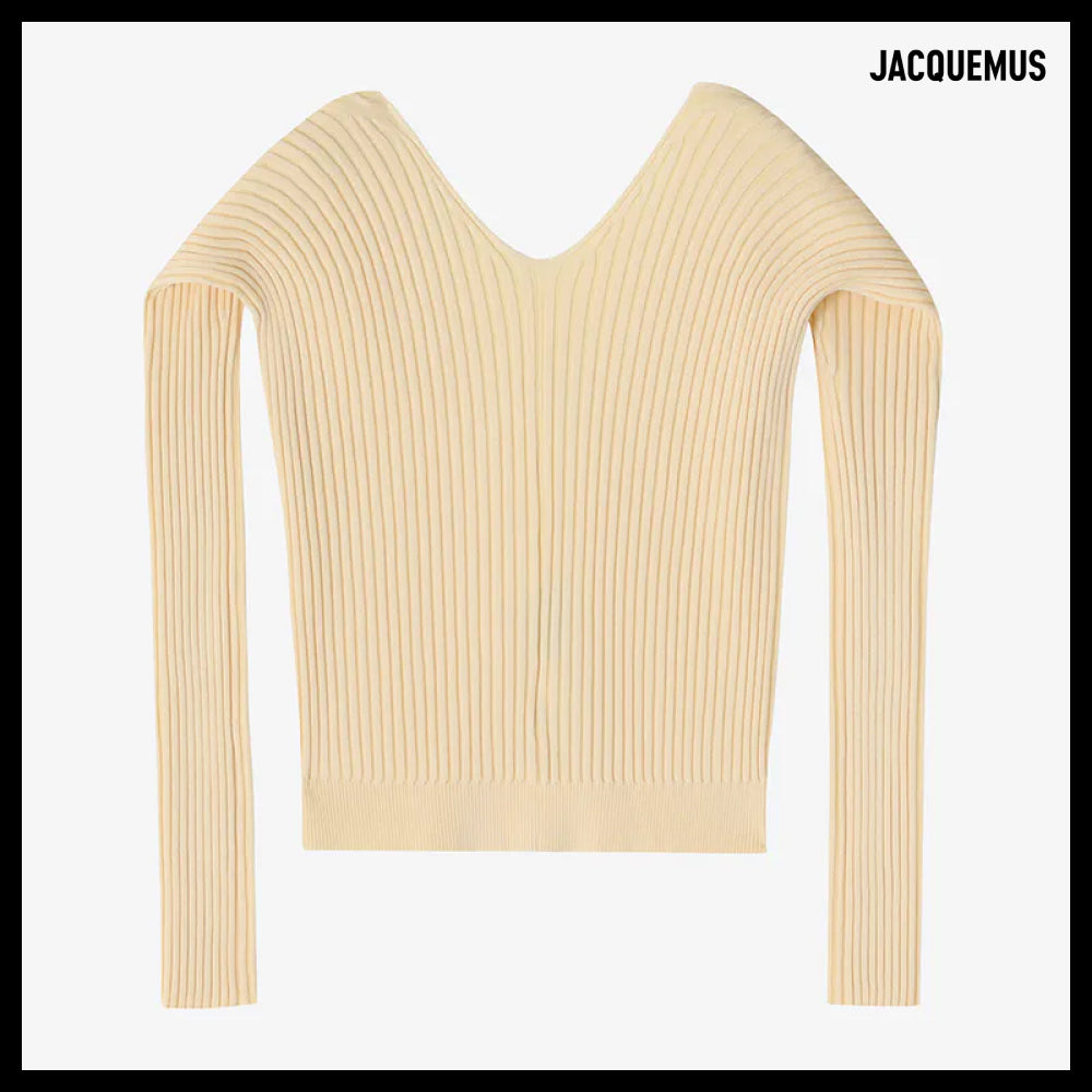 【Jacquemus】La Maille Logo Charm Seamless Women’s Cardigan