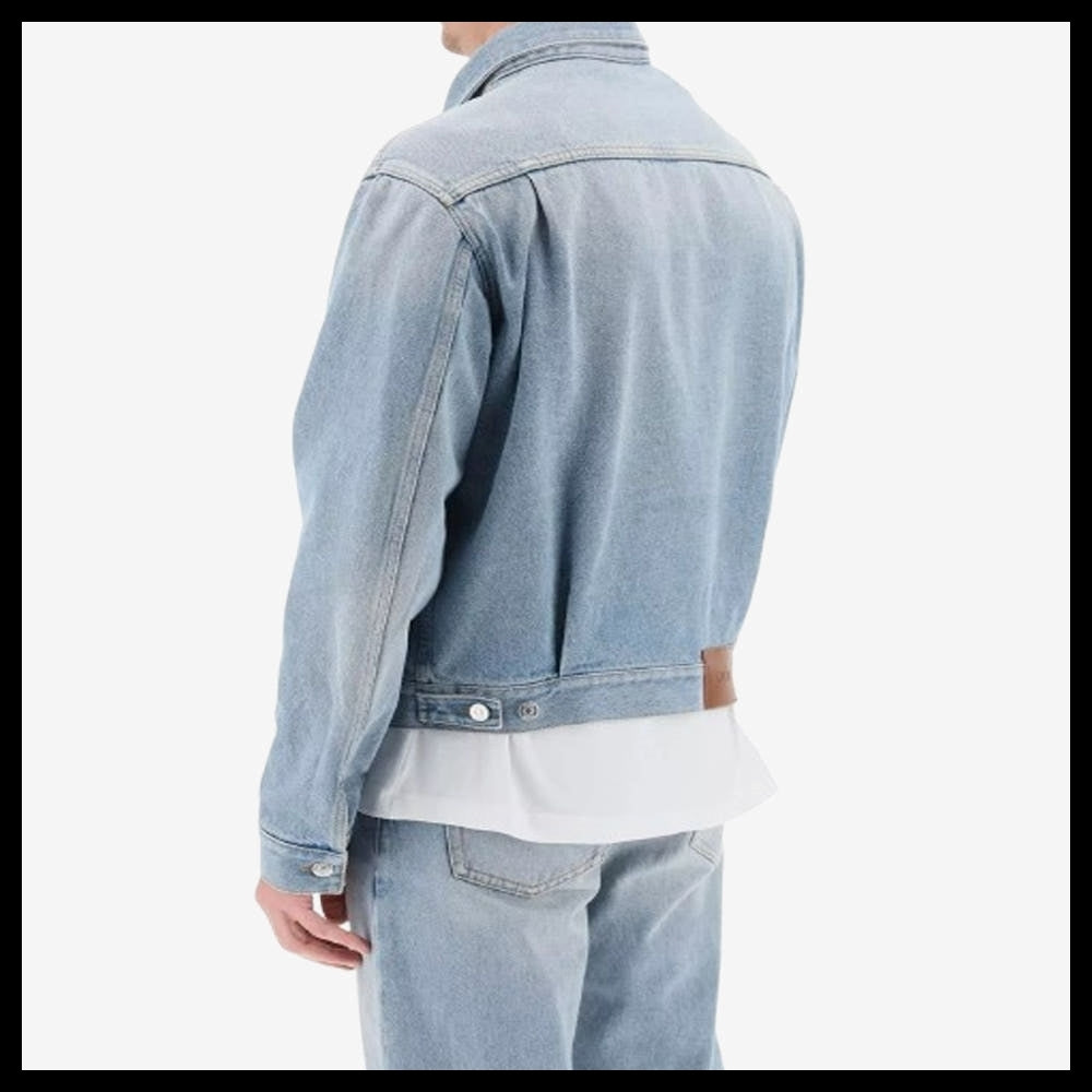 【Dior】Mickey Denim Jacket Sky Blue Men