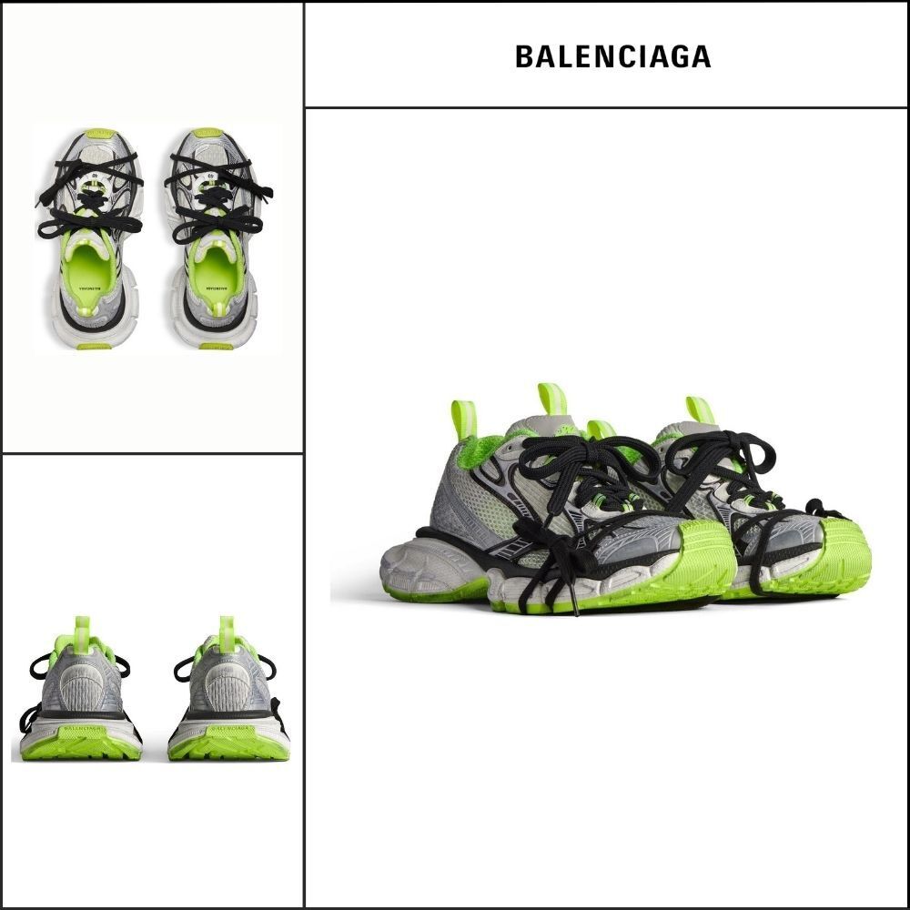 【BALENCIAGA】3XL Sneaker Grey Black Green Mesh