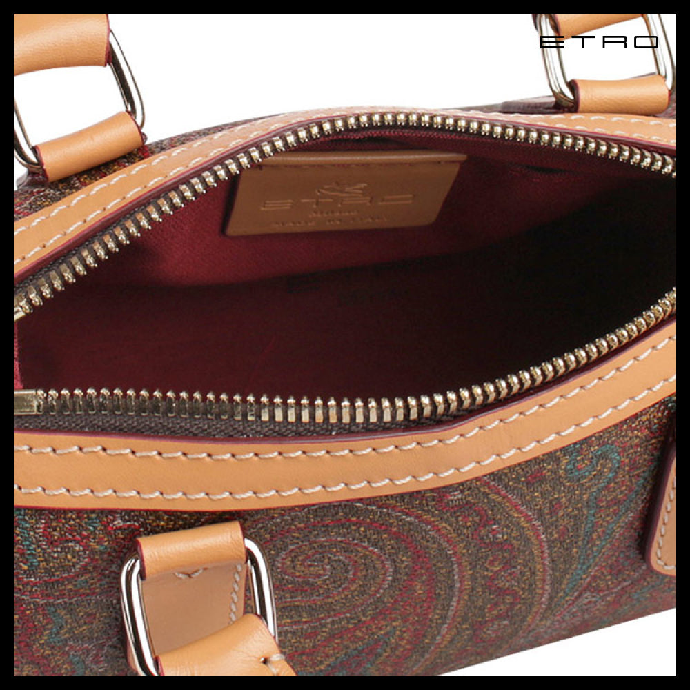 【ETRO】Paisley Boston Bag Mini