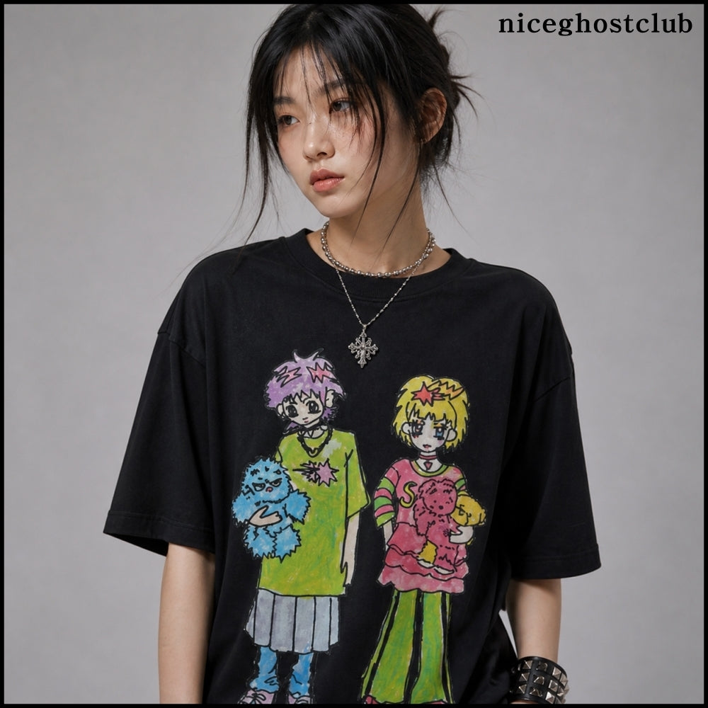 【NICE GHOST CLUB】GHOST SOUL GIRL BIG T-SHIRT 日本未発売