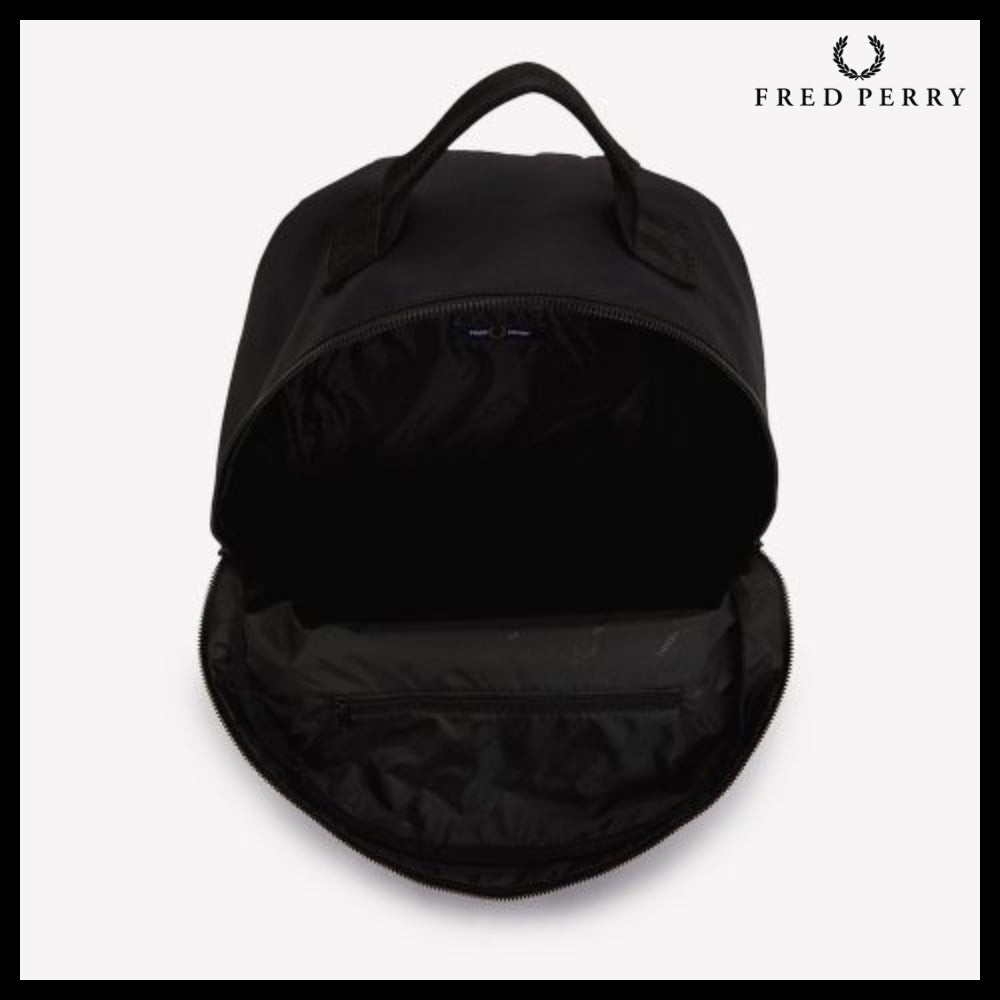 【FRED PERRY】Tipped Tape Backpack Black