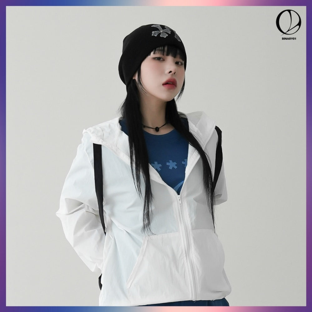 【BINARY01】SKUUNI PRINTED BEANIE 4COLORS
