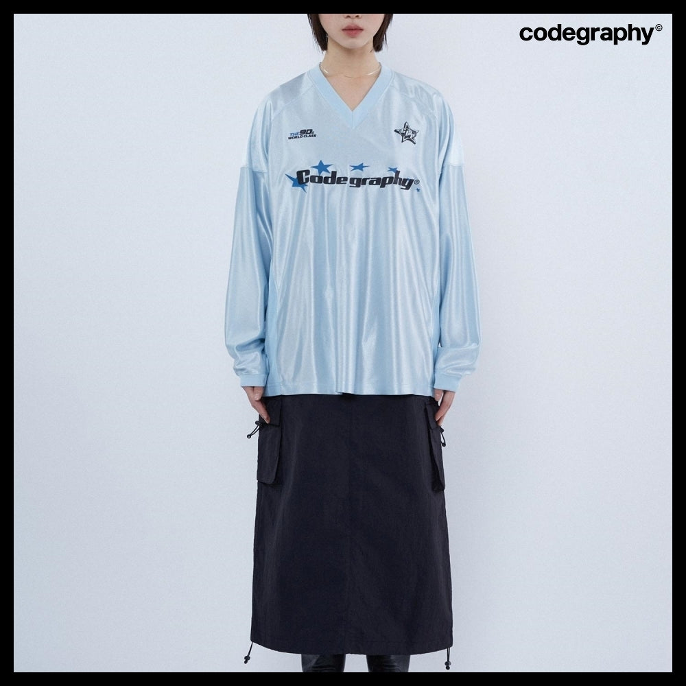 【codegraphy】ジェラビ着用ポーティメタルジャージースリーブ