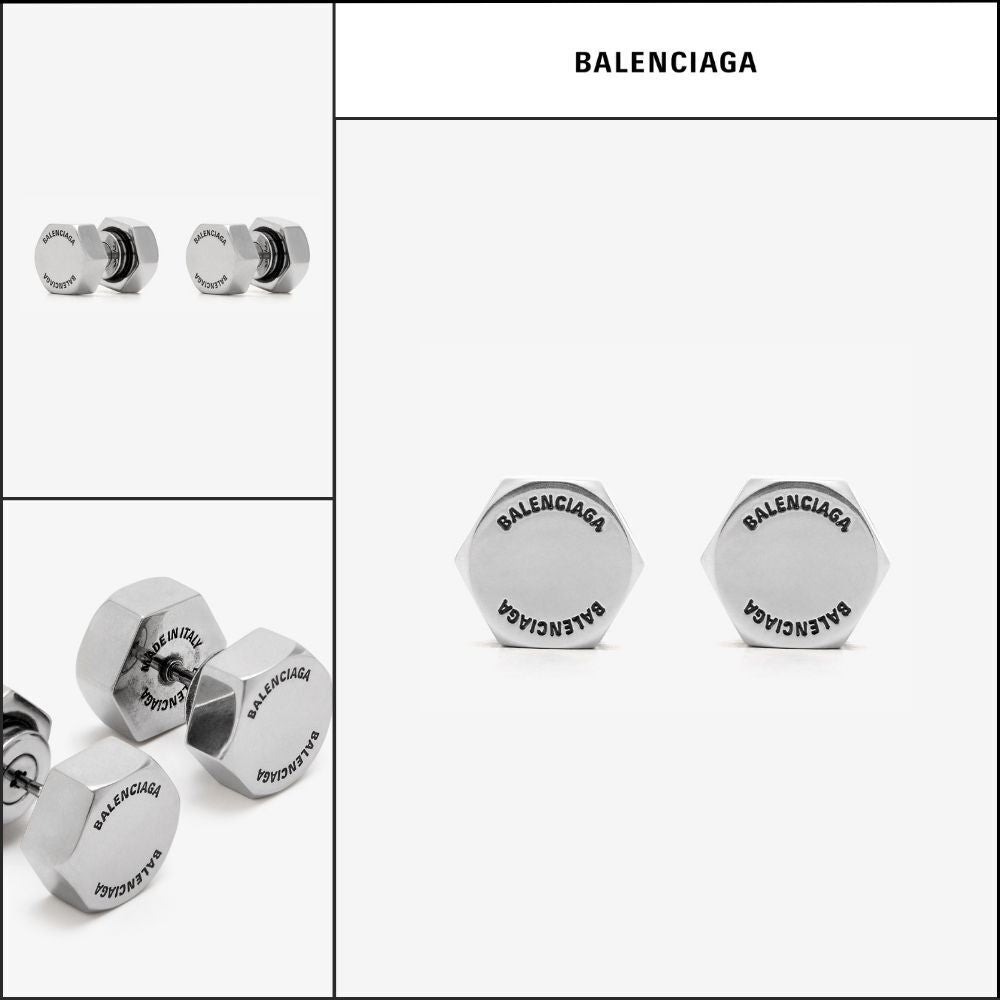 【BALENCIAGA】Garage Double Screw Earrings