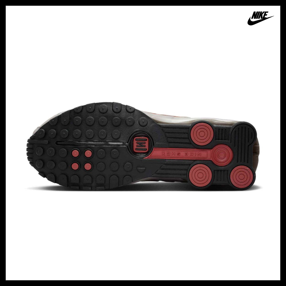 【NIKE】Shox R4 M Vast Grey Dusty Peach College