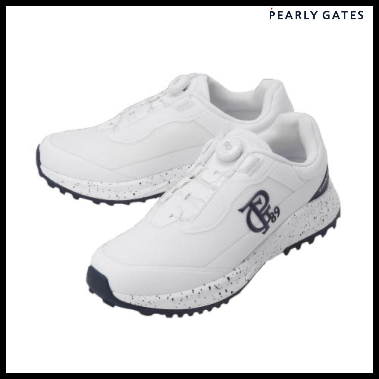 【PEARLY GATES】Painting Block Embossed Logo Dial Boa