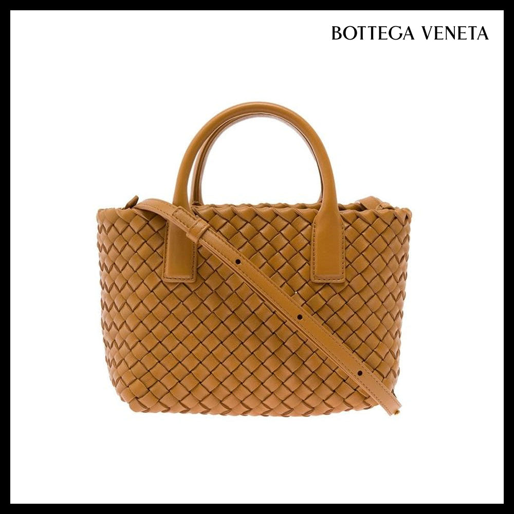 【BOTTEGA VENETA】CABAT イントレチャート レザー ミニ トート