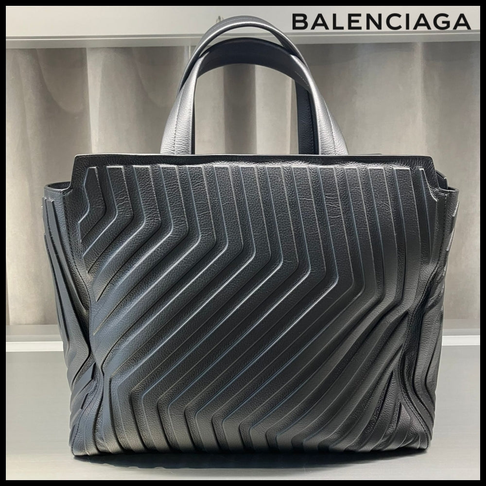 【BALENCIAGA】Car Medium East-West Tote Bag With Strap