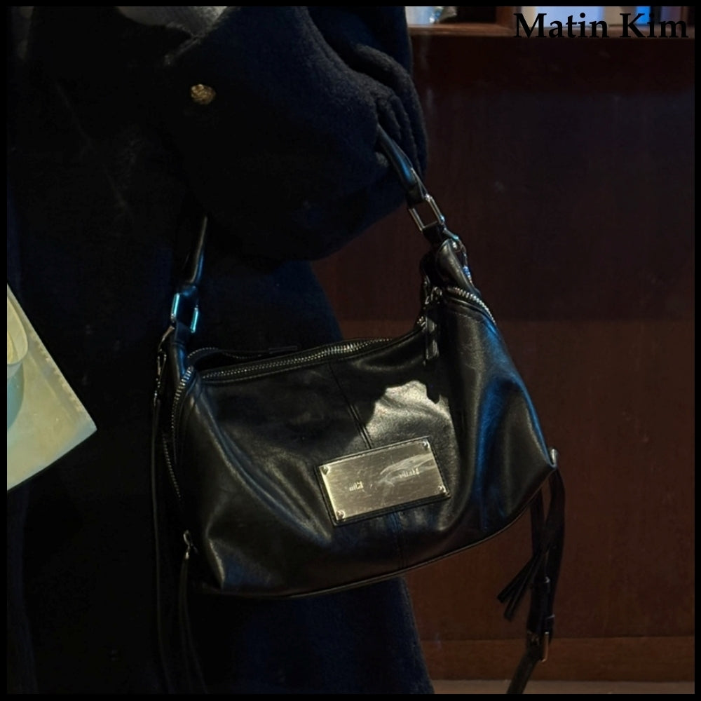 【Matin Kim】Side Zipper 2WAY Mini Crossbody Bag