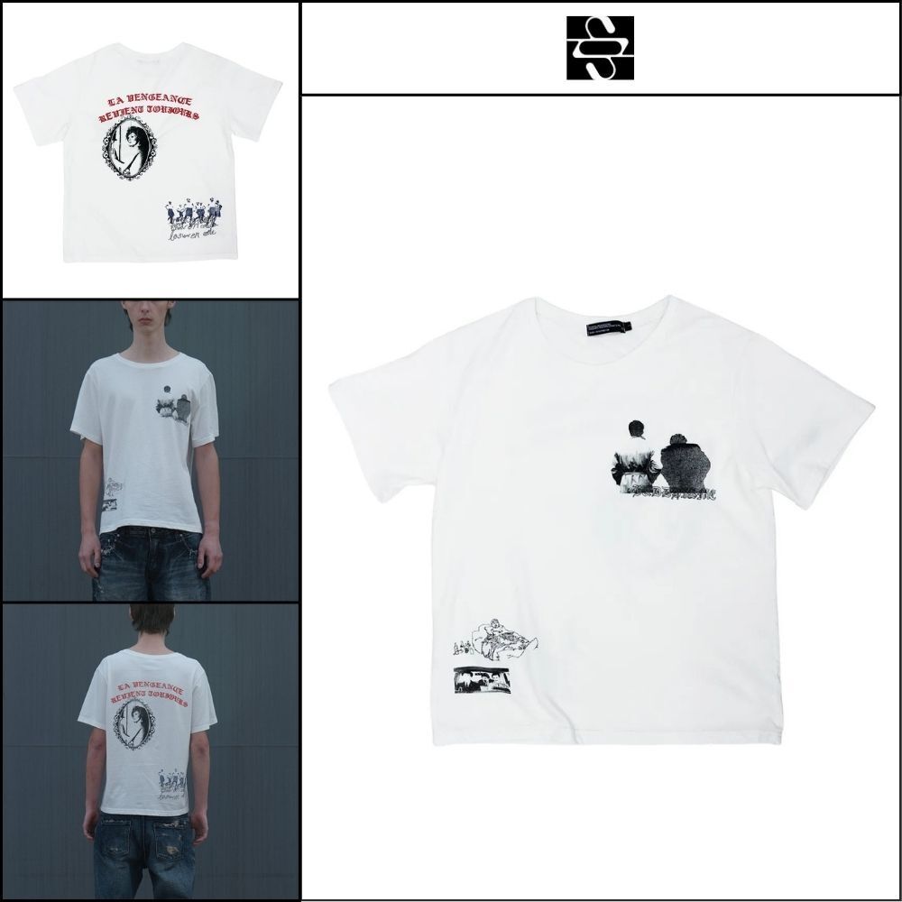 【SUNDAYOFFCLUB】Le Cercle Rouge Rhinestone T Shirt