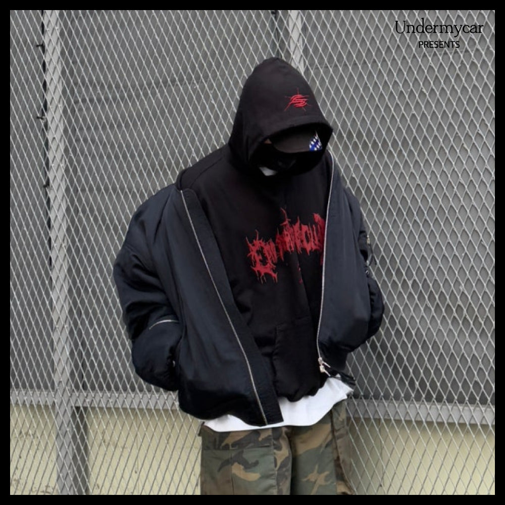 【Undermycar x Emostanceclub】Deremo Double Logo Oversized