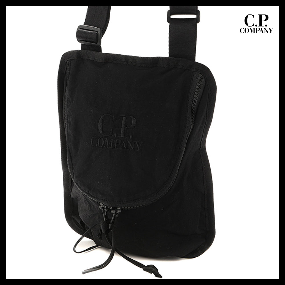 【C.P. Company】Men's Plain Paper Touch Crossbody Bag