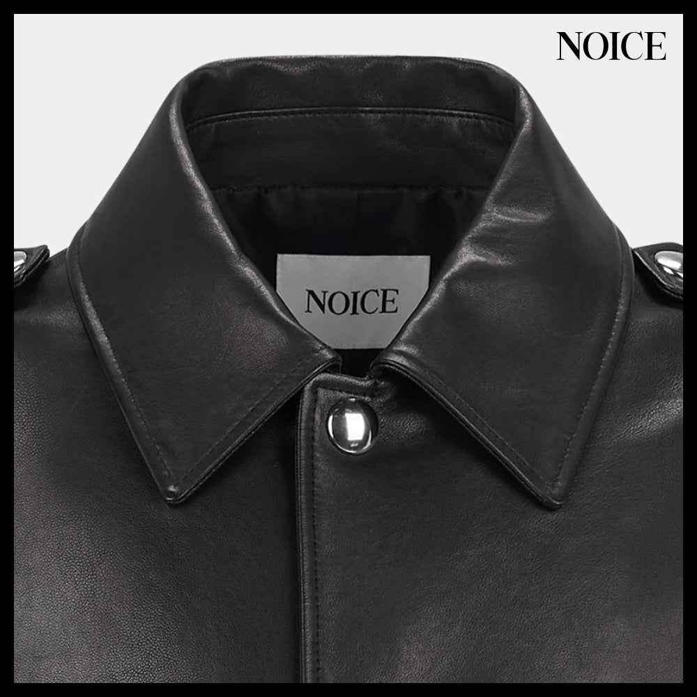 【NOICE  】ROBERT LAMBSKIN JACKET BLACK