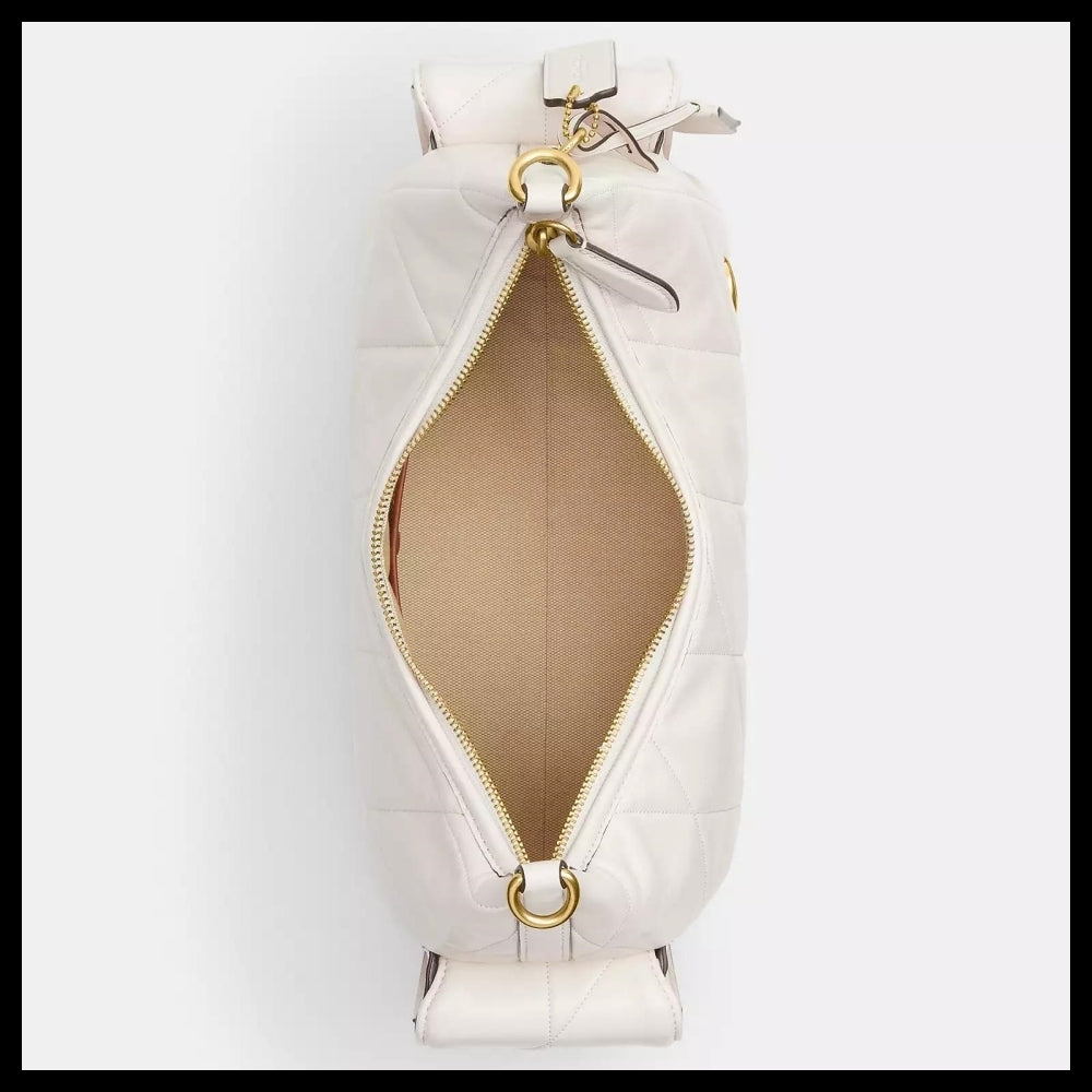 【Coach】Pocket Juliet Bag 30 With Quilting Chalk
