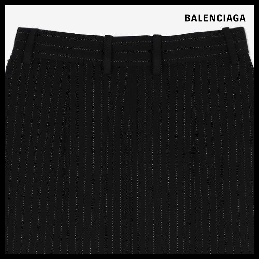 【BALENCIAGA】Hourglass Skirt Black:White