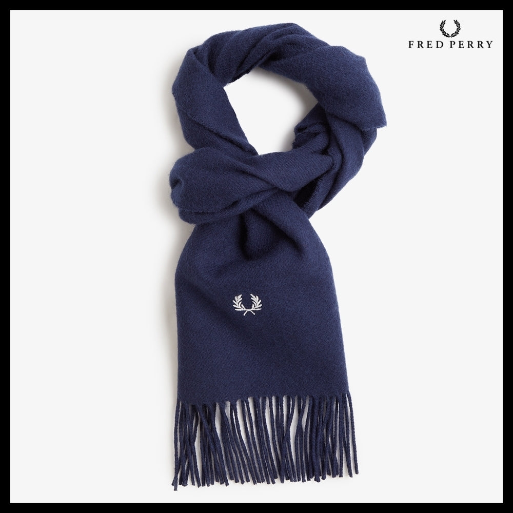 【FRED PERRY】Lambswool Scarf 2 Colors