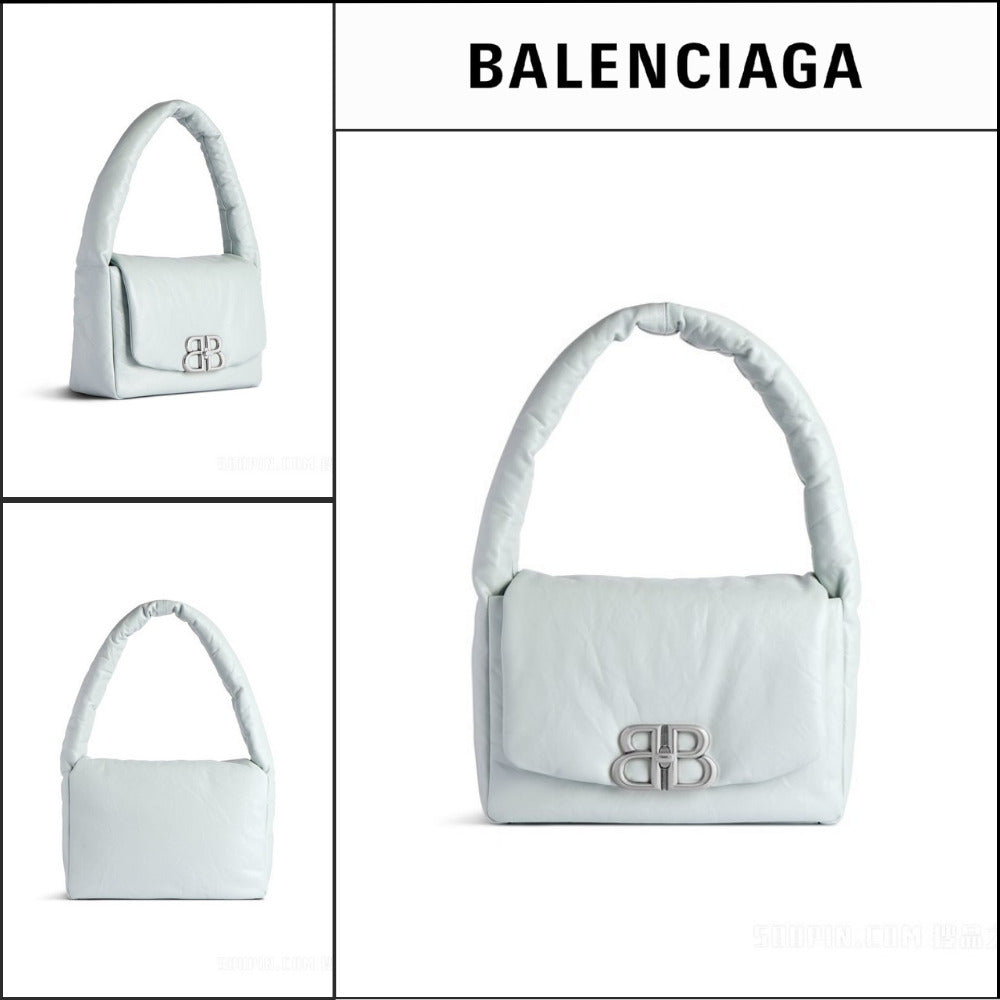 【BALENCIAGA】Monaco Small Sling Bag White