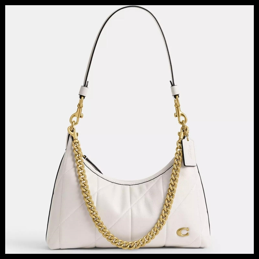 【Coach】Juliet Shoulder Bag 25 With Quilting Chalk