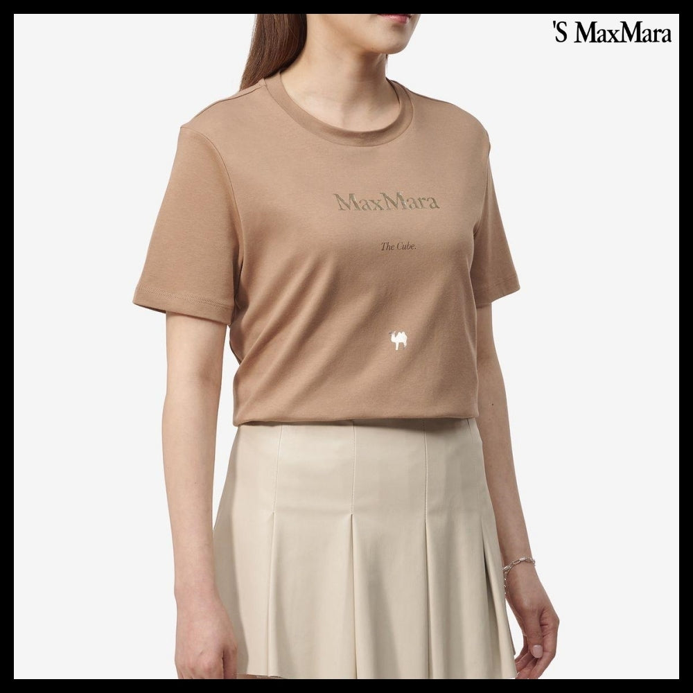 【S Max Mara】QUIETO 半袖 Tシャツ ブラウン