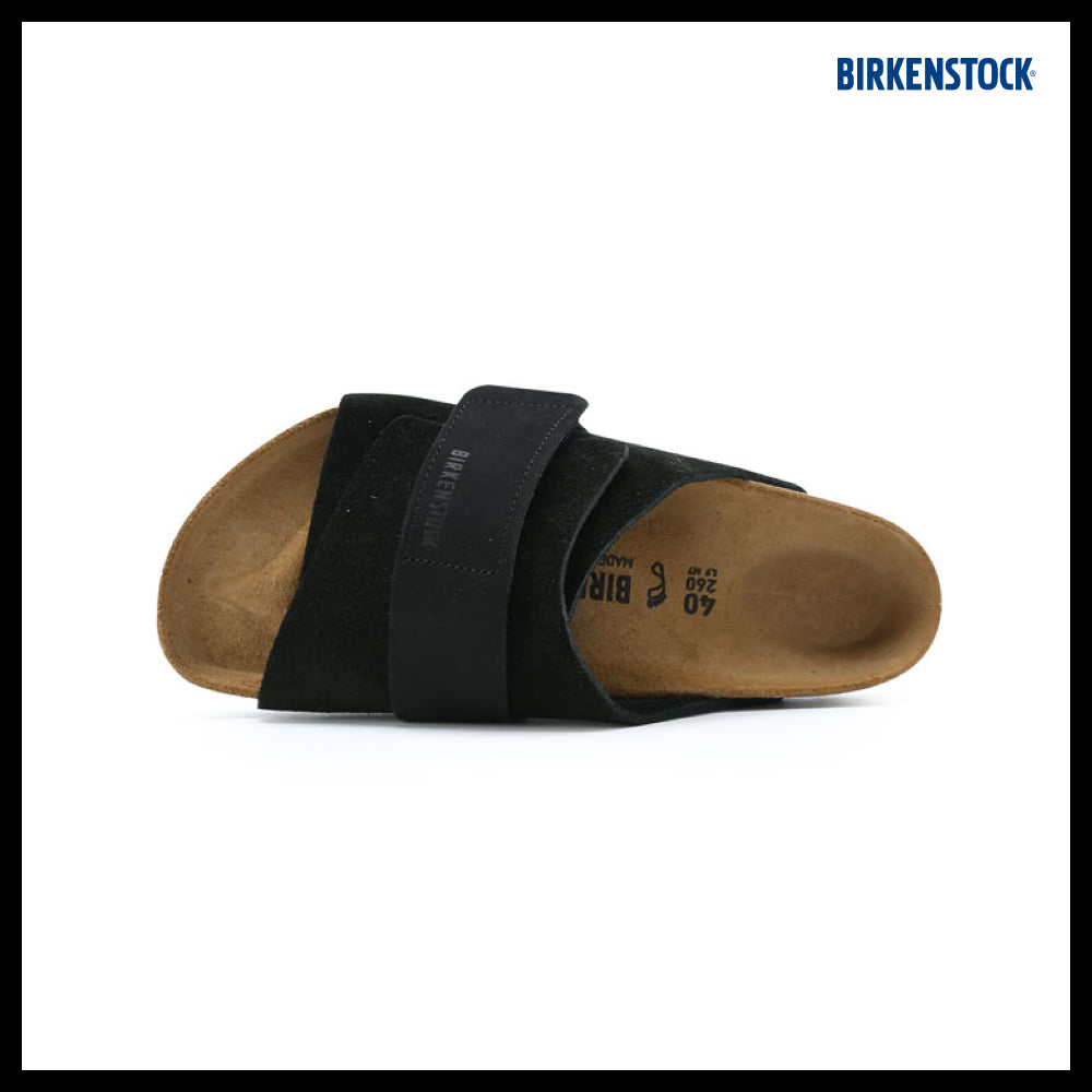 【BIRKENSTOCK】Kyoto Regular Nubuck Suede Leather Black