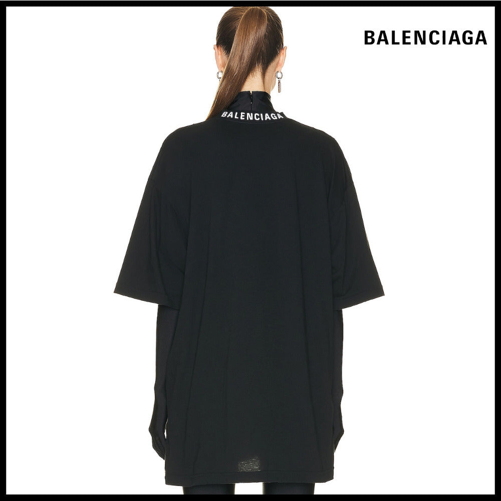 【BALENCIAGA】Medium Fit T-Shirt Black