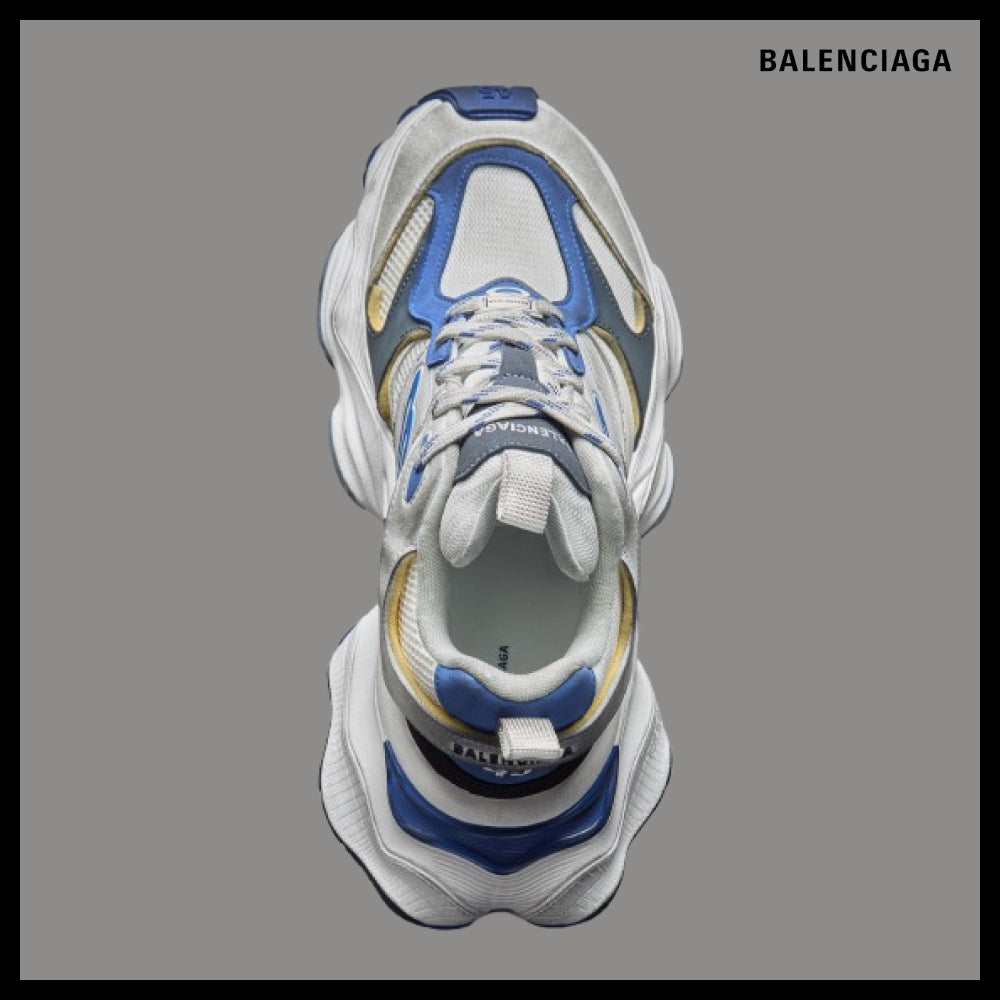 【BALENCIAGA】Cargo Sneakers Blue Grey