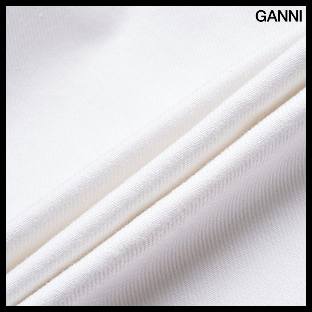 【Ganni】ステリー デニム パンツ ブライト ホワイト