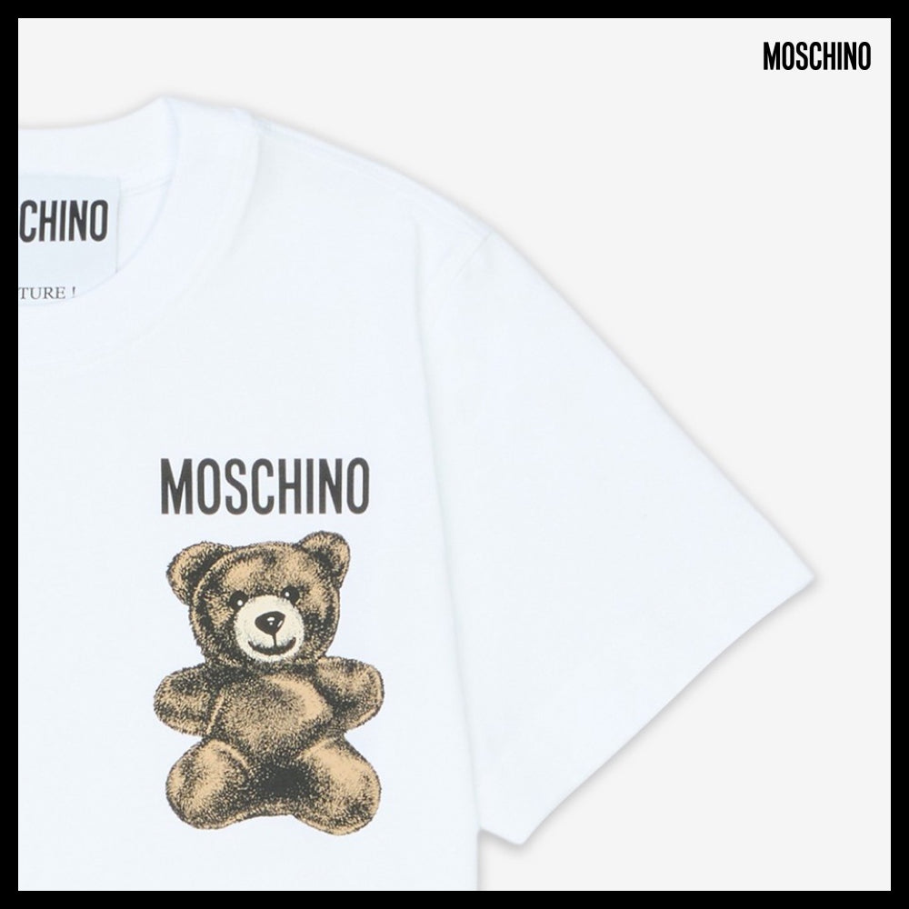 【Moschino】Teddy Bear T Shirt White