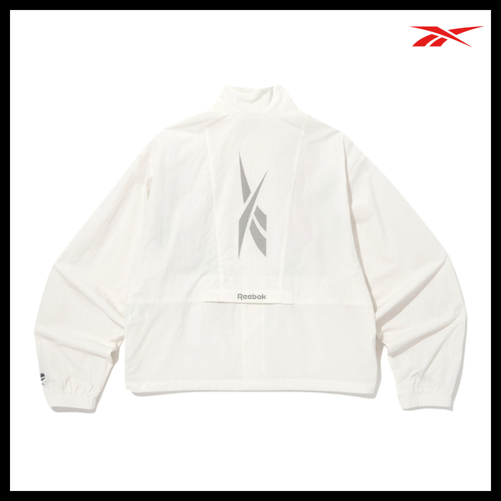 【REEBOK】Vector Flash Crop Windbreaker W Off White