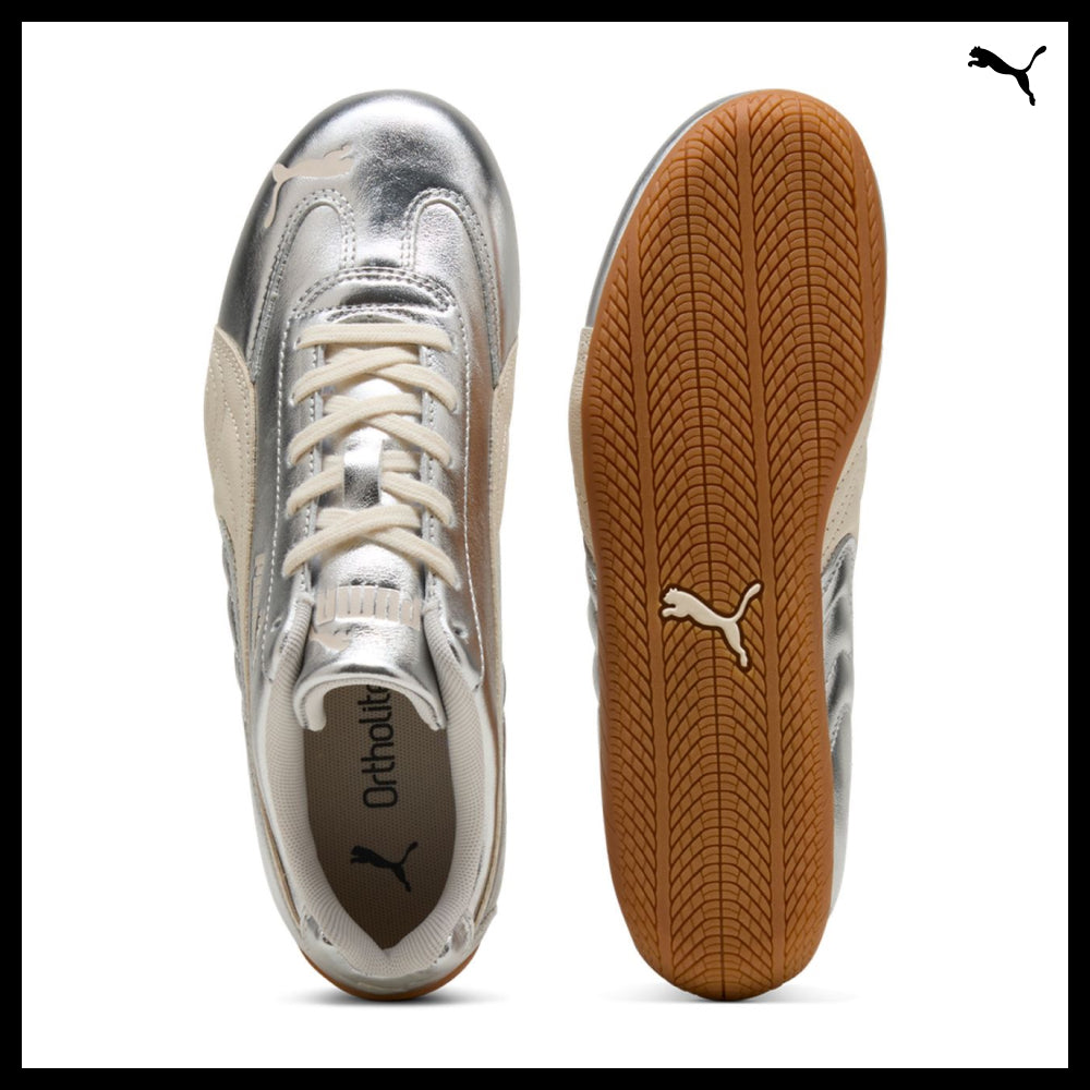 【PUMA】Speedcat Silver Womens Alpine Snow Sneakers
