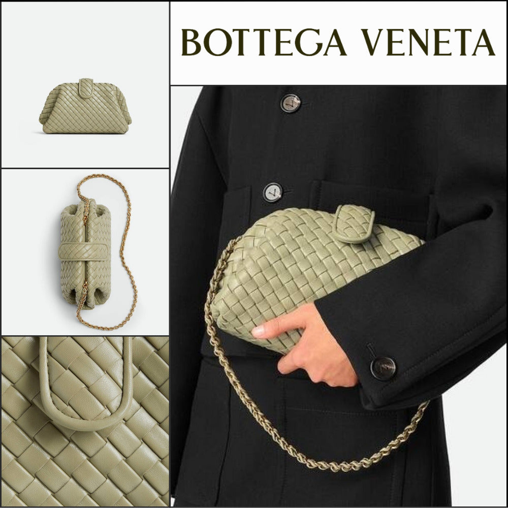 【韓国百貨店 BOTTEGA VENETA】Small Lauren 1980 Clutch Bag