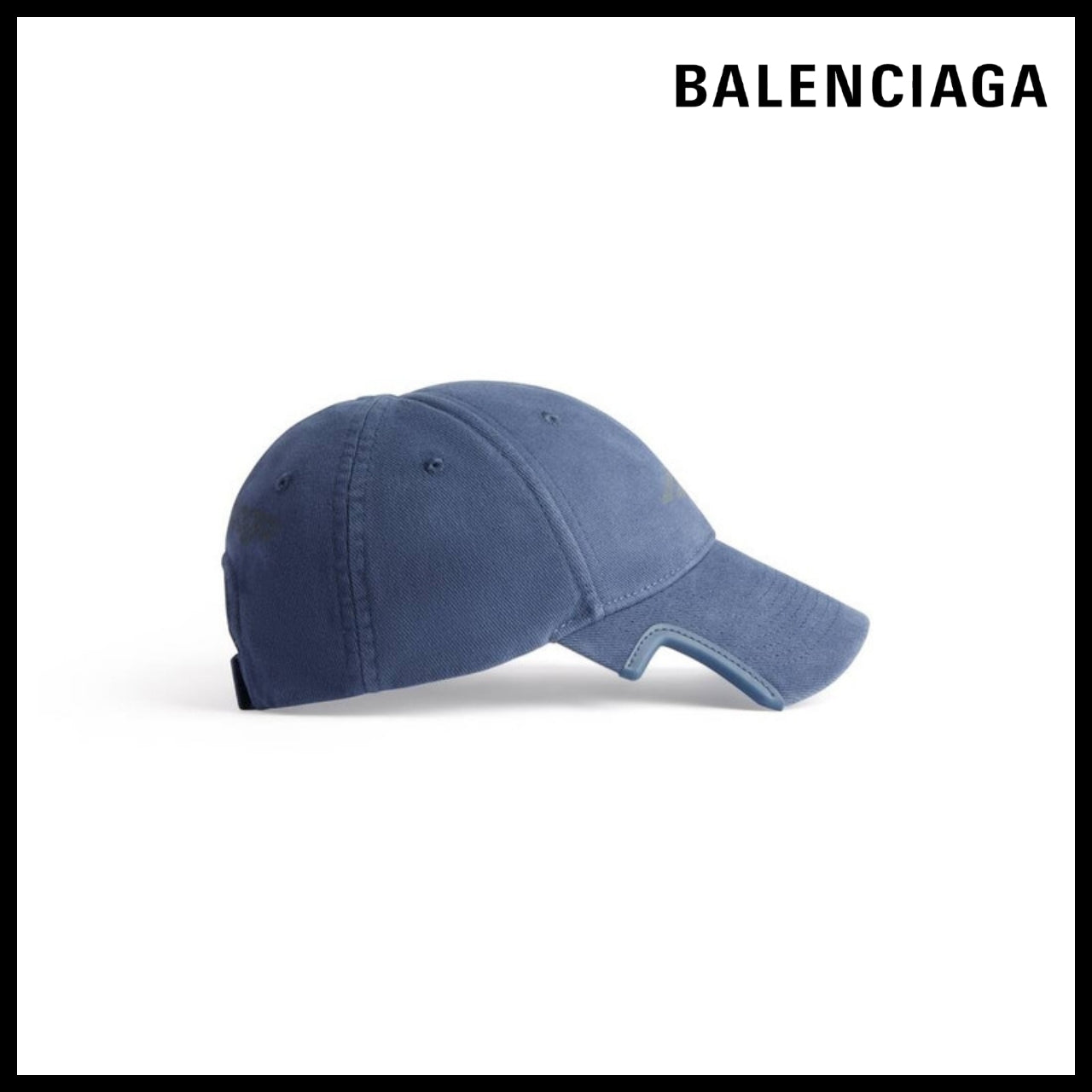 ★BALENCIAGAアウトレット セール ★3B Stencil Cap Blue