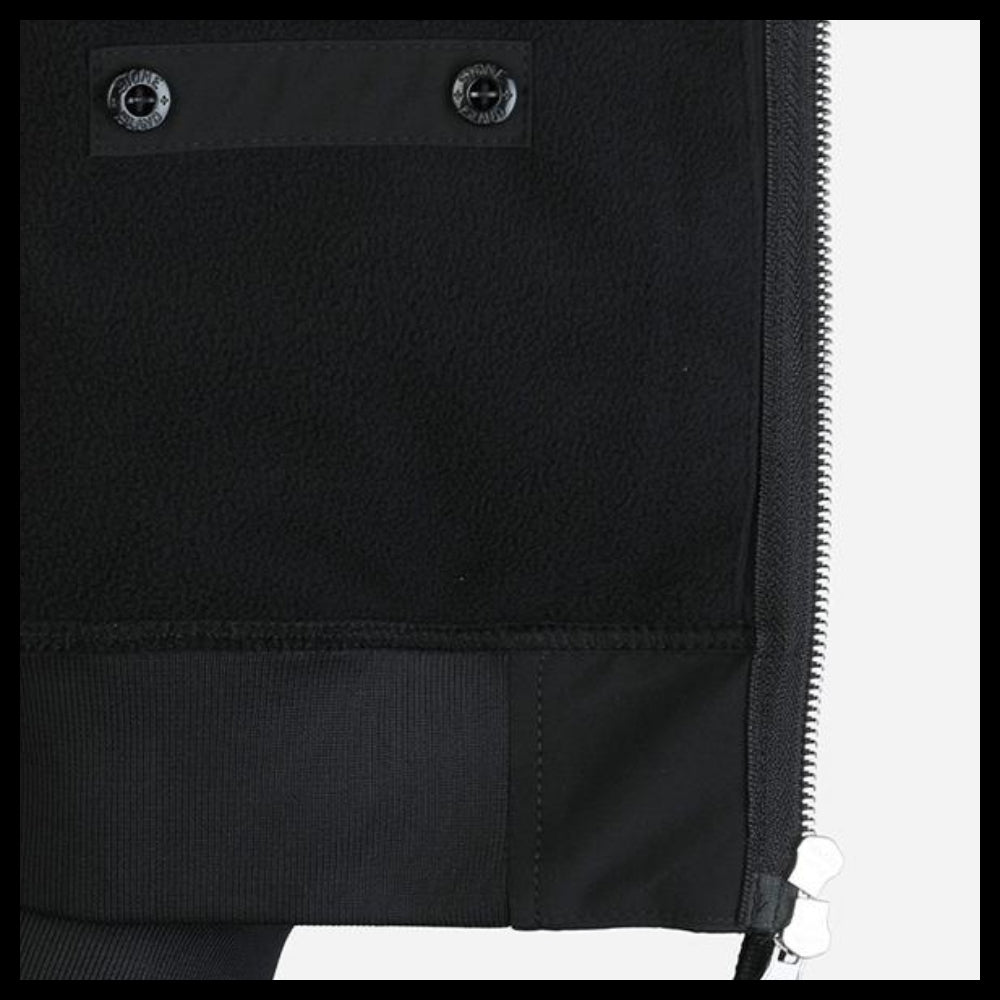 【Stone Island】Soft Shell Hooded Jacket Black