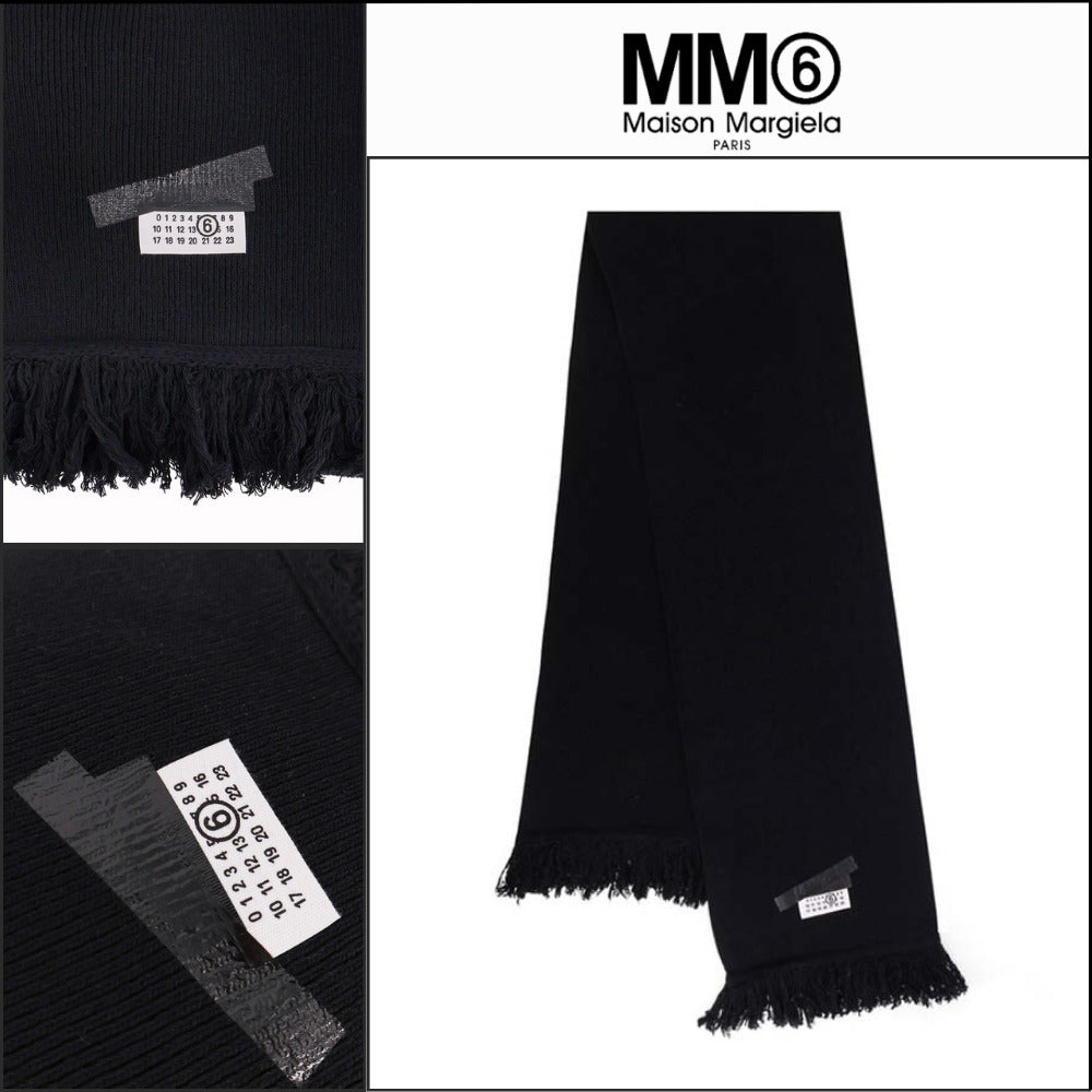 【MM6 Maison Margiela】Black muffler