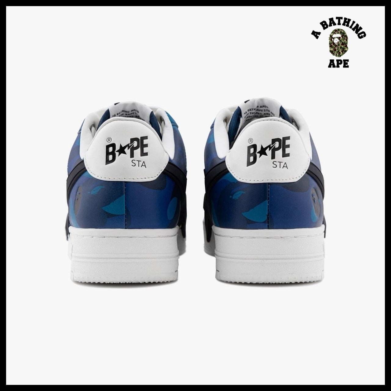 【A BATHING APE】Bape Star OS Blue Sneakers