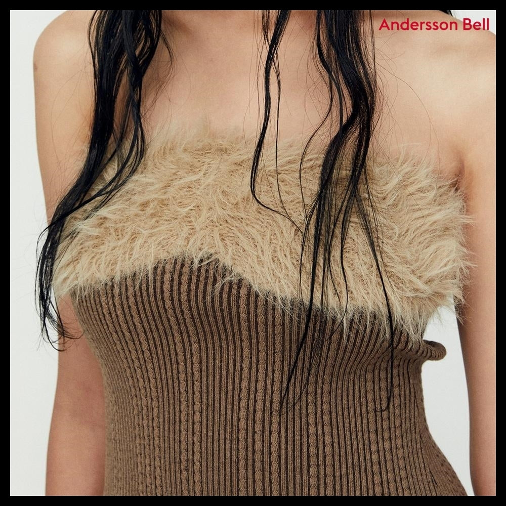 【ANDERSSON BELL】HAIRY KNIT TOP